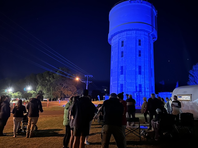 Salts Street takes on blue hue | Limestone Coast Today