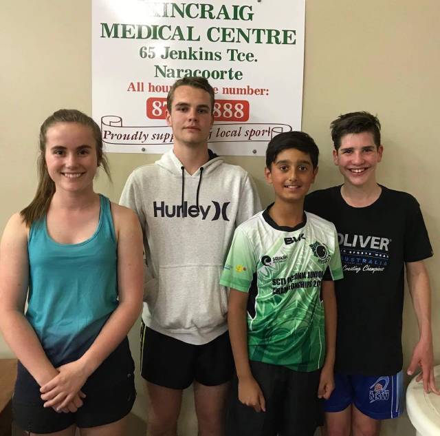 Local squash juniors play nationals