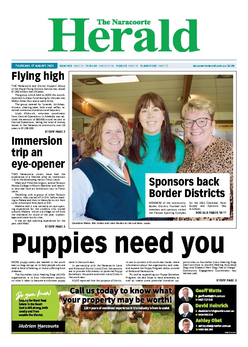 Naracoorte Herald - 17th August 2023 | Limestone Coast Today