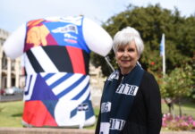 Footy fans gather round