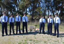 Air cadets support commemarations