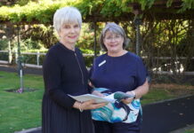 Cycling track on course