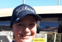 Tough day on the course