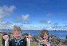 Anglers wet a line in decent conditions