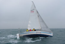 Stormy tides challenge sailors