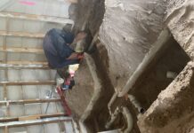 Work underway on changerooms