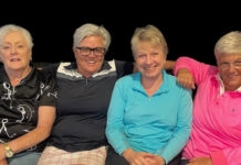 Pleasant conditions for golf